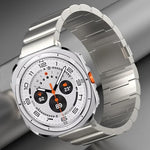Cinturino per orologio in lega di titanio con fibbia magnetica a una perlina, For Samsung Galaxy Watch Ultra / Ultra 2025, For Samsung Galaxy Watch8 / Watch8 Classic