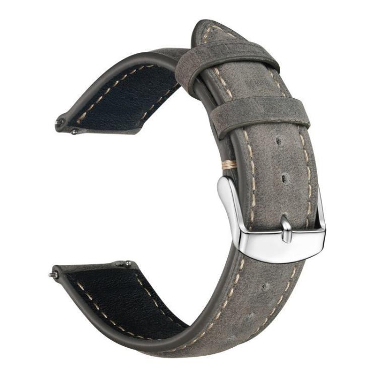 Cinturino per orologio xDfind Retro Crazy Horse Texture in pelle con motivo a cavallo incrociato, 24mm for Suunto 9 / 9 Baro / D5 / Core / 7, 14mm, 18mm