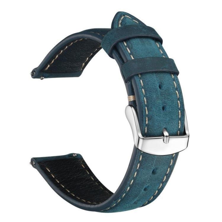 Cinturino per orologio xDfind Retro Crazy Horse Texture in pelle con motivo a cavallo incrociato, 24mm for Suunto 9 / 9 Baro / D5 / Core / 7, 14mm, 18mm
