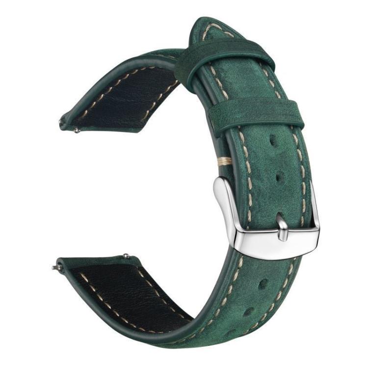Cinturino per orologio xDfind Retro Crazy Horse Texture in pelle con motivo a cavallo incrociato, 24mm for Suunto 9 / 9 Baro / D5 / Core / 7, 14mm, 18mm