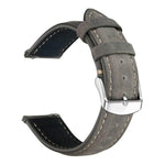 Cinturino per orologio xDfind Retro Crazy Horse Texture in pelle con motivo a cavallo incrociato, 24mm for Suunto 9 / 9 Baro / D5 / Core / 7, 14mm, 18mm