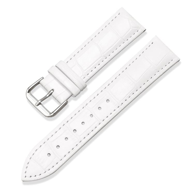 Cinturino per orologio in pelle con fibbia ad ardiglione e texture di bambù xDfind, 24mm for Suunto 9 / 9 Baro / D5 / Core / 7, 12mm, 14mm, 18mm