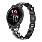 Cinturino per orologio xDfind Small Twist in metallo con diamanti, 20mm For Garmin Vivomove Sport / Vivoactive5 / 3, 20mm For Garmin Venu / Venu 2 / Sq / Sq2, 20mm, 20mm For Xiaomi Mibro Air / Mibro Lite, 20mm For Honor Watch SE / Magic Watch2 42mm