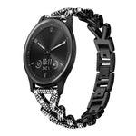 Cinturino per orologio xDfind Small Twist in metallo con diamanti, 20mm For Garmin Vivomove Sport / Vivoactive5 / 3, 20mm For Garmin Venu / Venu 2 / Sq / Sq2, 20mm, 20mm For Xiaomi Mibro Air / Mibro Lite, 20mm For Honor Watch SE / Magic Watch2 42mm