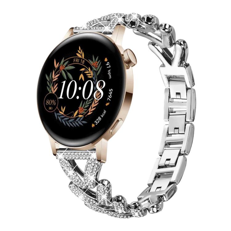 Cinturino per orologio xDfind Small Twist in metallo con diamanti, 20mm For COROS APEX 2 42mm / PACE 2, 20mm For Huawei Watch GT4 / GT3 / GT2, 20mm For Amazfit Bip U / Bip Lite / Bip 3 Pro, 20mm For Amazfit GTS4 Mini/3/2 /2e/2 Mini                     ...