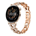 Cinturino per orologio xDfind Small Twist in metallo con diamanti, 20mm For COROS APEX 2 42mm / PACE 2, 20mm For Huawei Watch GT4 / GT3 / GT2, 20mm For Amazfit Bip U / Bip Lite / Bip 3 Pro, 20mm For Amazfit GTS4 Mini/3/2 /2e/2 Mini                     ...