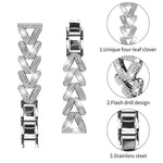 Cinturino per orologio xDfind Small Twist in metallo con diamanti, 20mm For COROS APEX 2 42mm / PACE 2, 20mm For Huawei Watch GT4 / GT3 / GT2, 20mm For Amazfit Bip U / Bip Lite / Bip 3 Pro, 20mm For Amazfit GTS4 Mini/3/2 /2e/2 Mini                     ...