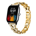 Cinturino per orologio xDfind Small Twist in metallo con diamanti, 20mm For COROS APEX 2 42mm / PACE 2, 20mm For Huawei Watch GT4 / GT3 / GT2, 20mm For Amazfit Bip U / Bip Lite / Bip 3 Pro, 20mm For Amazfit GTS4 Mini/3/2 /2e/2 Mini                     ...