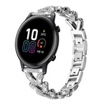 Cinturino per orologio xDfind Small Twist in metallo con diamanti, 20mm For Garmin Vivomove Sport / Vivoactive5 / 3, 20mm For Garmin Venu / Venu 2 / Sq / Sq2, 20mm, 20mm For Xiaomi Mibro Air / Mibro Lite, 20mm For Honor Watch SE / Magic Watch2 42mm