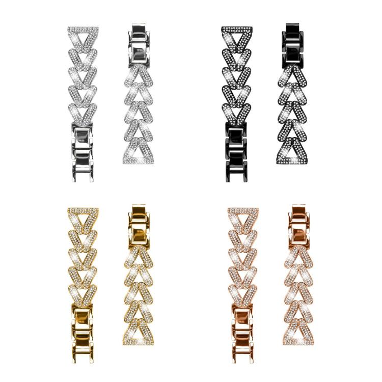 Cinturino per orologio xDfind Small Twist in metallo con diamanti, 20mm For COROS APEX 2 42mm / PACE 2, 20mm For Huawei Watch GT4 / GT3 / GT2, 20mm For Amazfit Bip U / Bip Lite / Bip 3 Pro, 20mm For Amazfit GTS4 Mini/3/2 /2e/2 Mini                     ...