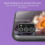 Custodia vetro con motivo marmo per Samsung Galaxy Note10 Lite e