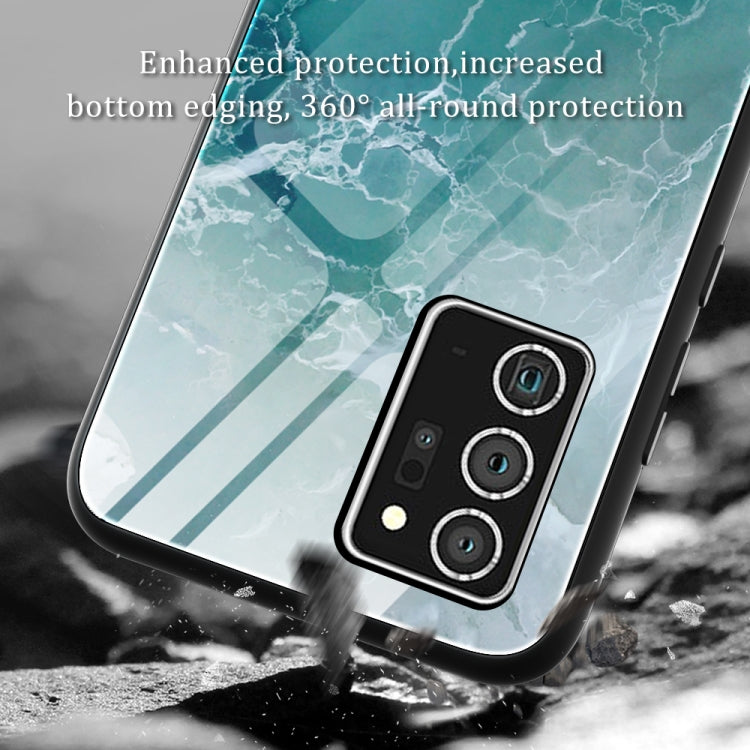 Custodia vetro con motivo marmo per Samsung Galaxy Note10 Lite e