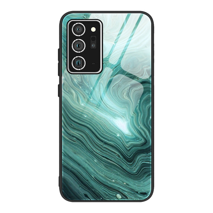 Custodia vetro con motivo marmo per Samsung Galaxy Note10 Lite e
