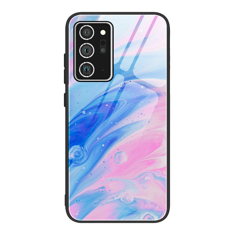 Custodia vetro con motivo marmo per Samsung Galaxy Note10 Lite e