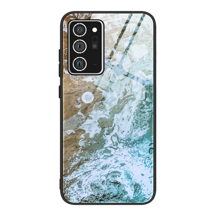 Custodia vetro con motivo marmo per Samsung Galaxy Note10 Lite e