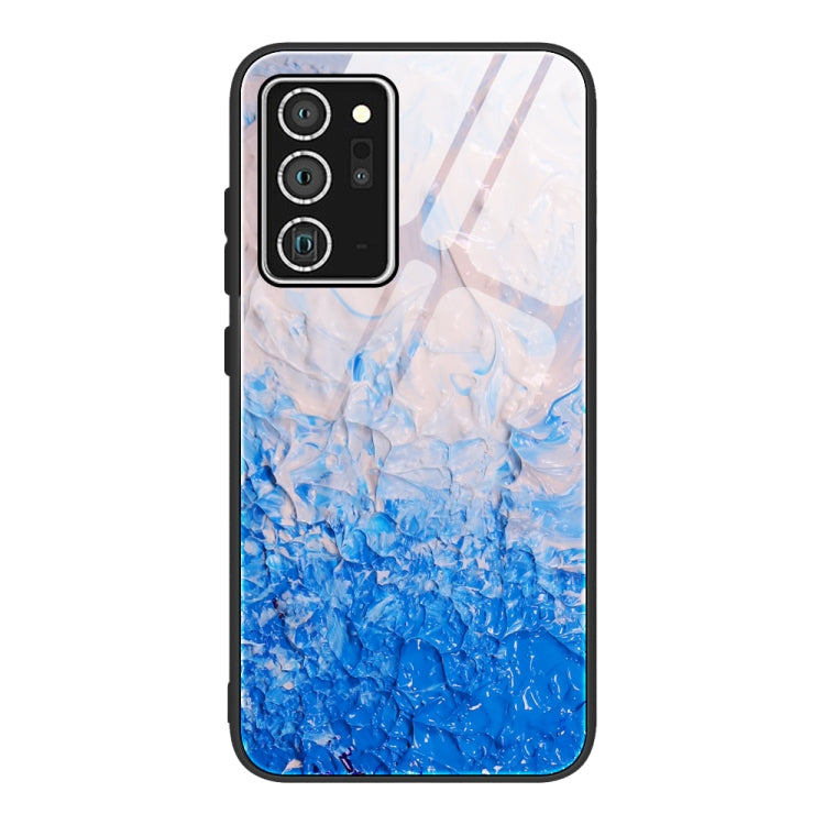 Custodia vetro con motivo marmo per Samsung Galaxy Note10 Lite e