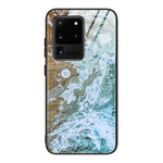 Custodia vetro con motivo marmo per Samsung Galaxy Note10 Lite e