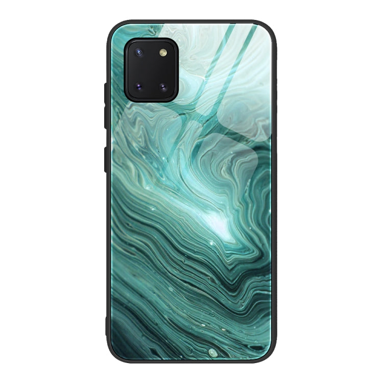Custodia vetro con motivo marmo per Samsung Galaxy Note10 Lite e