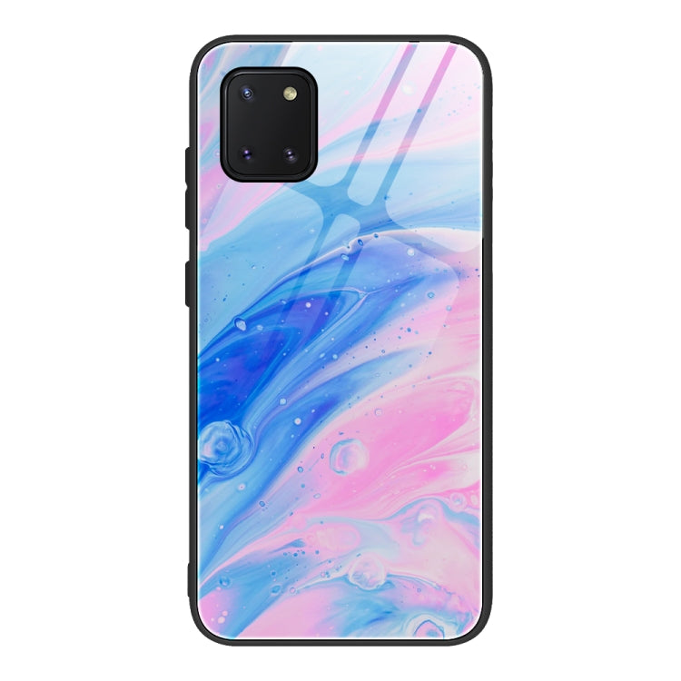 Custodia vetro con motivo marmo per Samsung Galaxy Note10 Lite e