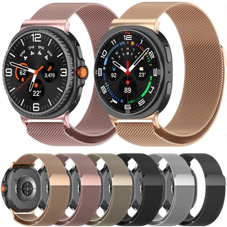 xDfind Cinturino per orologio in metallo magnetico milanese, For Samsung Galaxy Watch 8 / Watch 8 Classic