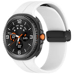 Cinturino per orologio xDfind Fold con fibbia nera e chiusura magnetica in silicone., For Samsung Galaxy Watch8 / Watch8 Classic