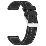 Cinturino per orologio xDfind ibrido in nylon intrecciato e silicone, 20mm, 22mm