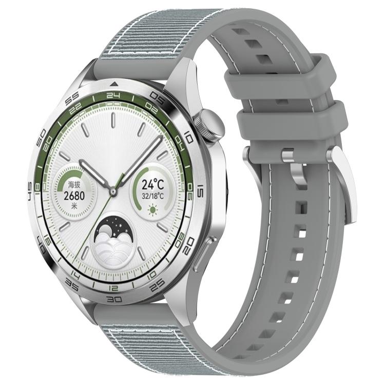 Cinturino per orologio xDfind ibrido in nylon intrecciato e silicone, 20mm, 22mm