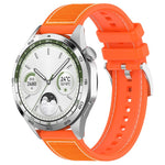 Cinturino per orologio xDfind ibrido in nylon intrecciato e silicone, 20mm, 22mm
