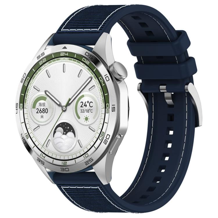 Cinturino per orologio xDfind ibrido in nylon intrecciato e silicone, 20mm, 22mm