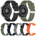 Cinturino per orologio xDfind ibrido in nylon intrecciato e silicone, 20mm, 22mm