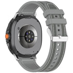 Cinturino per orologio xDfind ibrido in nylon intrecciato e silicone, For Samsung Galaxy Watch 8 / 8 Classic 22mm