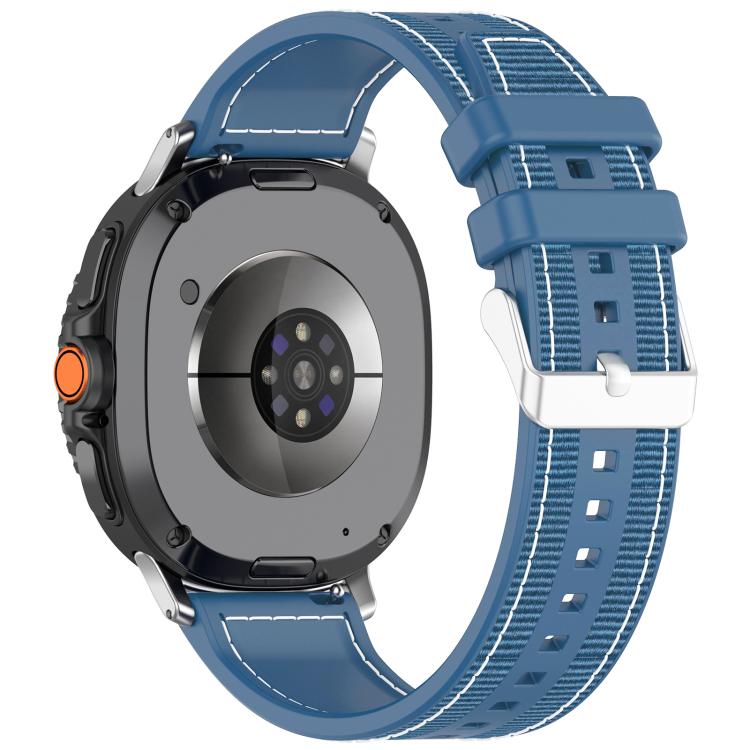 Cinturino per orologio xDfind ibrido in nylon intrecciato e silicone, For Samsung Galaxy Watch 8 / 8 Classic 22mm