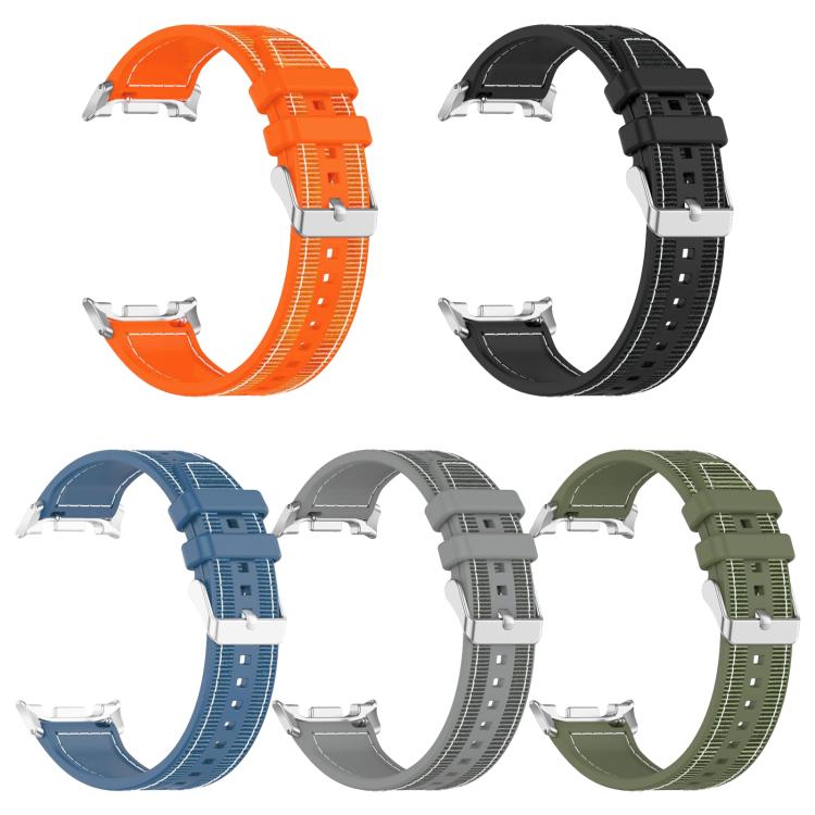 Cinturino per orologio xDfind ibrido in nylon intrecciato e silicone, For Samsung Galaxy Watch 8 / 8 Classic 22mm