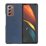 Custodia protettiva in pelle bovina bicolore per Galaxy Z Fold2