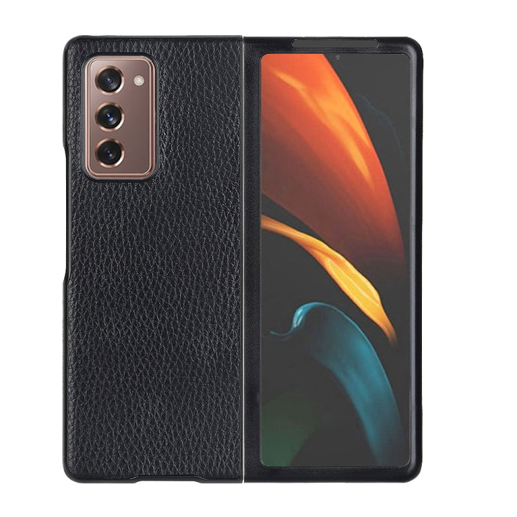 Custodia protettiva Litchi per Samsung Galaxy Z Fold2 5G