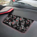 Adesivo decorativo per pannello sedile anteriore lato passeggero in fibra di carbonio con lamina d'oro forgiata per Chevrolet Corvette C8 2020-, lato destro., Front Passenger Seat Panel, Right Driver