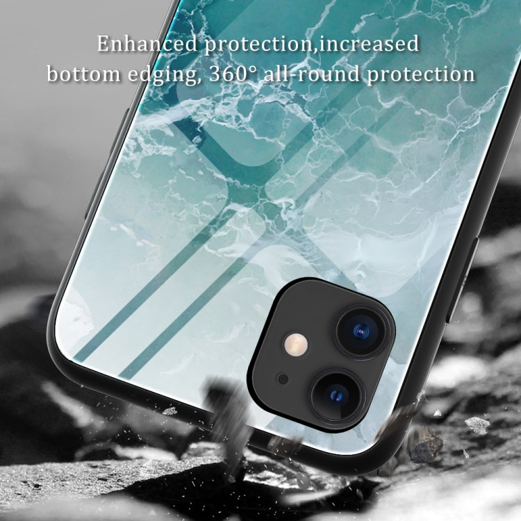 Custodia vetro marmo per iPhone 12 mini, 12 Pro Max, 11 Pro