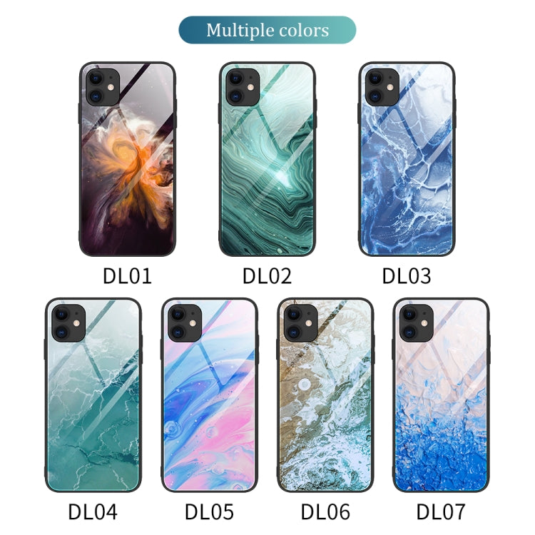Custodia vetro marmo per iPhone 12 mini, 12 Pro Max, 11 Pro