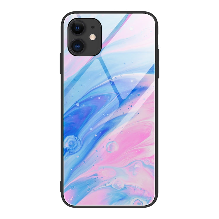 Custodia vetro marmo per iPhone 12 mini, 12 Pro Max, 11 Pro