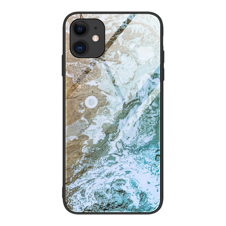 Custodia vetro marmo per iPhone 12 mini, 12 Pro Max, 11 Pro