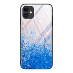 Custodia vetro marmo per iPhone 12 mini, 12 Pro Max, 11 Pro