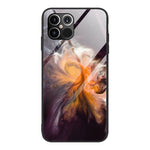 Custodia vetro marmo per iPhone 12 mini, 12 Pro Max, 11 Pro
