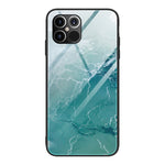 Custodia vetro marmo per iPhone 12 mini, 12 Pro Max, 11 Pro