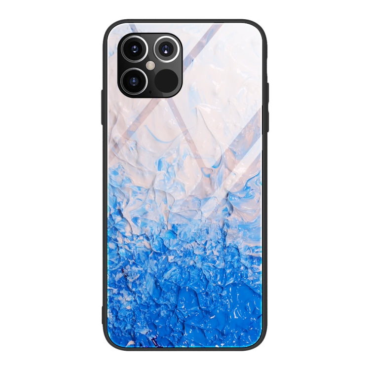 Custodia vetro marmo per iPhone 12 mini, 12 Pro Max, 11 Pro