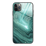 Custodia vetro marmo per iPhone 12 mini, 12 Pro Max, 11 Pro