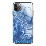 Custodia vetro marmo per iPhone 12 mini, 12 Pro Max, 11 Pro
