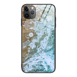 Custodia vetro marmo per iPhone 12 mini, 12 Pro Max, 11 Pro