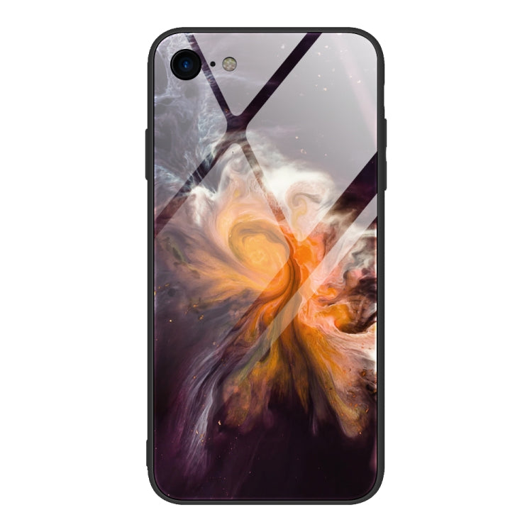 Custodia protettiva in vetro marmorizzato per iPhone