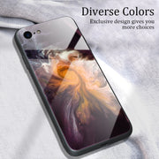Custodia protettiva in vetro marmorizzato per iPhone