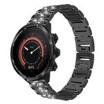 Cinturino per orologio in acciaio inossidabile con diamanti xDfind, For Suunto 9 / 9 Baro / D5 / Core / 7 22mm